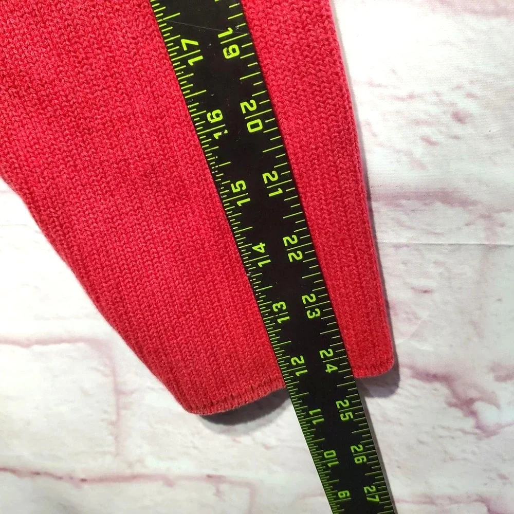 VTG Ralph Lauren Polo Jeans Co Sweater Mens Large Red USA Flag Cotton‎ Y2K Retro